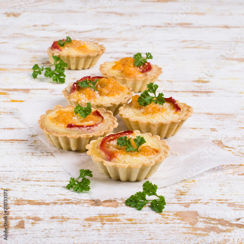 Tartlets with vegetables