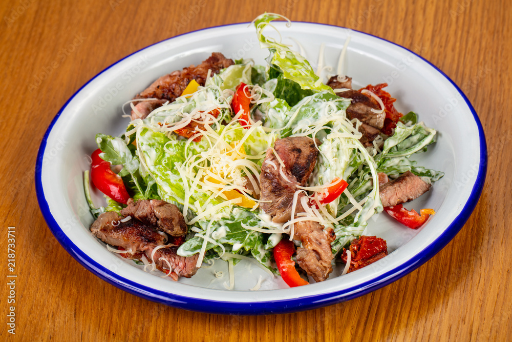 Griiled beef steak salad Griiled beef steak salad