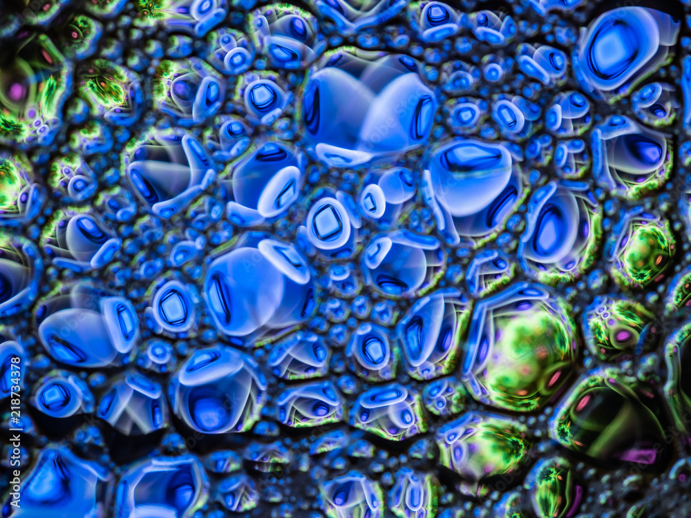 Abstract background, soap foam on the water surface. Abstract background, soap foam on the water surface.