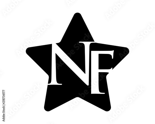 star black silhouette typography alphabet typeset typeface logotype font image vector icon