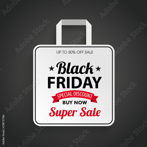 Shopping Bag Black Friday Super Sale