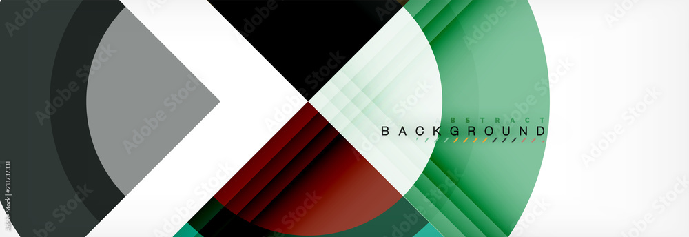Vector circular geometric abstract background Vector circular geometric abstract background