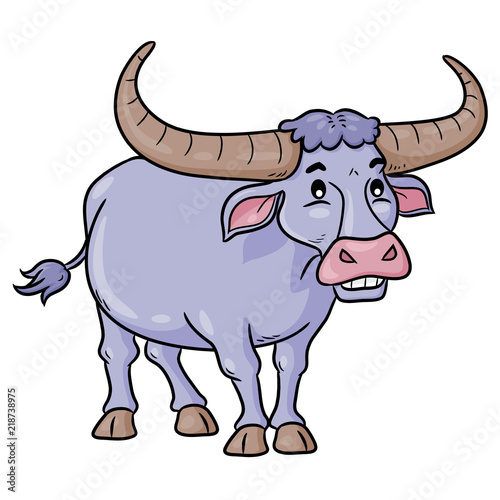 Buffalo Cute Cartoon
Illustration of cute cartoon buffalo.