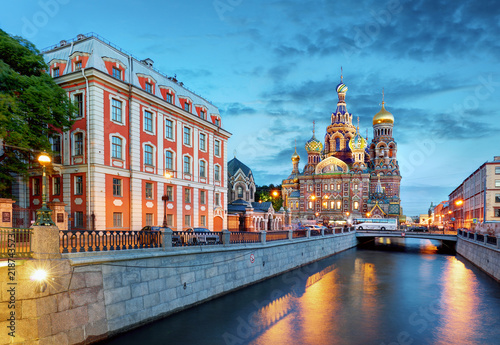 St. Petersburg - Church of the Saviour on Spilled Blood, Russia photo
