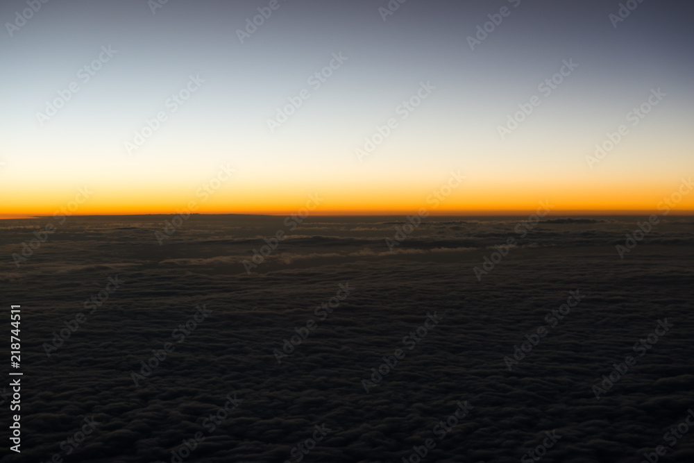 Obraz premium Sky and cloud from plain
