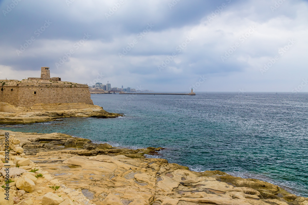 Kalkara, Malta. Coastal Fortifications Kalkara, Malta. Coastal Fortifications