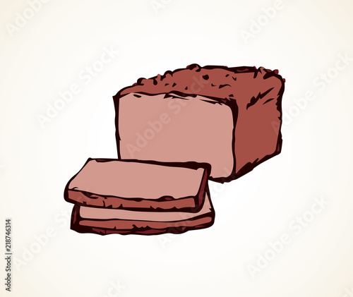 Meat. Vector drawing
