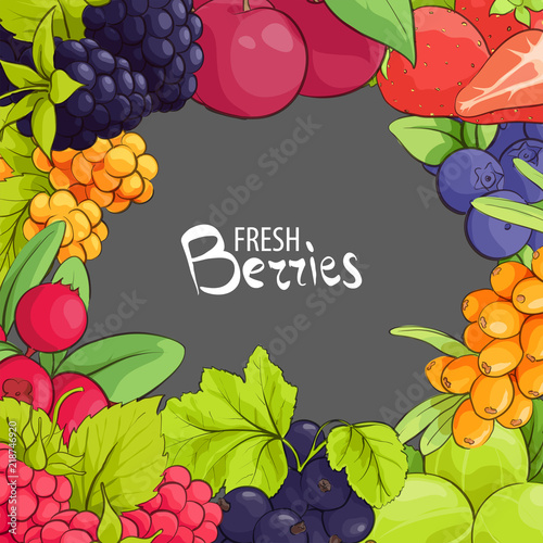 sweet berry frame