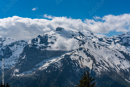 Switzerland  Engelberg Alps panorama view 