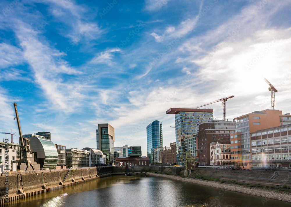 Obraz premium Düsseldorf Medienhafen 