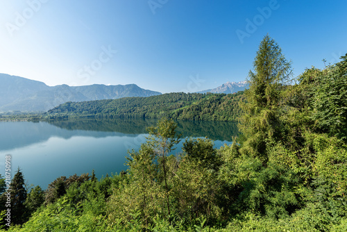 Lago di Levico (Lake), Levico Terme, Trentino Alto Adige, Italy 
