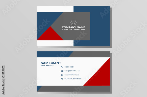 Modern Business card name card Design Template