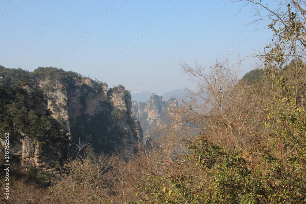 Zhangjiajie National Park, China. Avatar mountains
