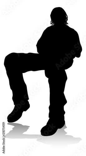 Young Person Silhouette