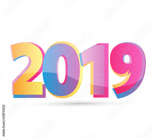 Banner happy new 2019 year