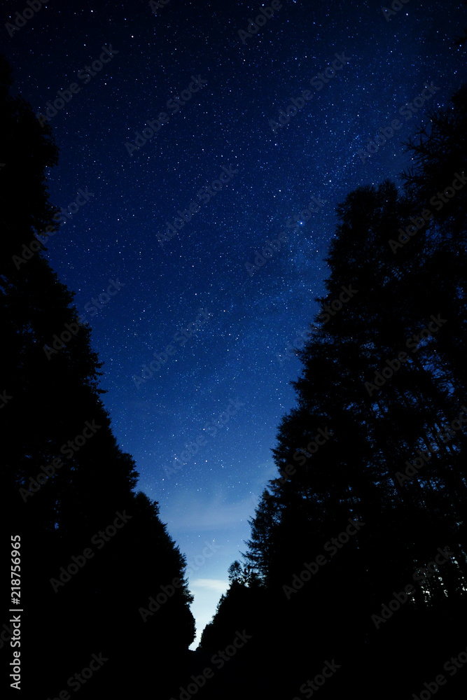 Naklejka premium 天の川