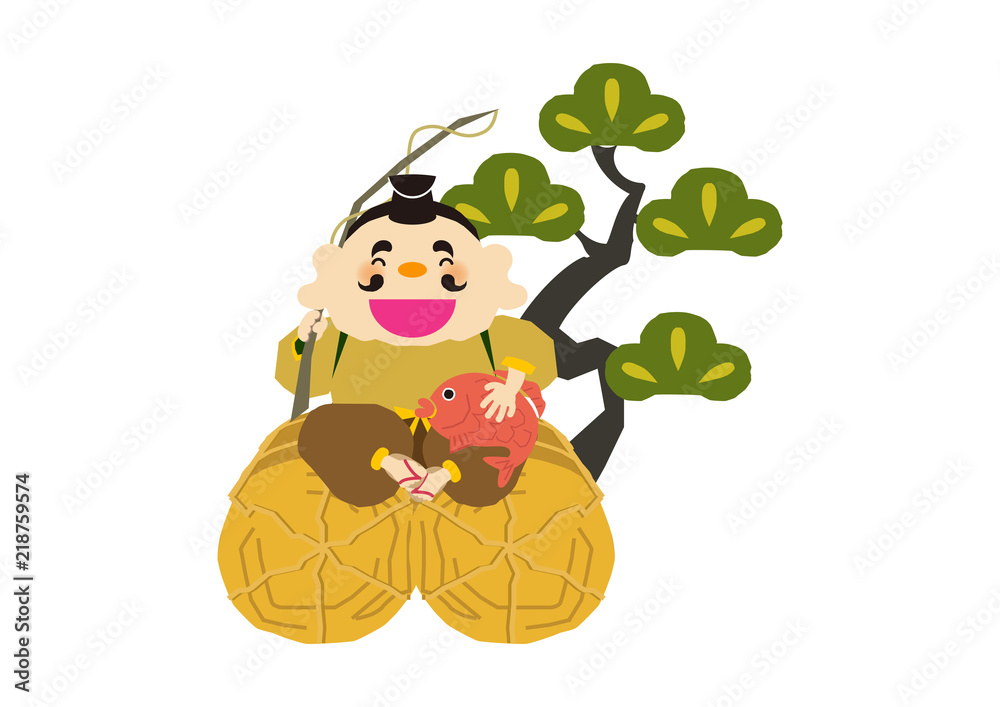 七福神 幸福の神様 恵比寿様 Stock Vector Adobe Stock 七福神 幸福の神様 恵比寿様 Stock Vector Adobe Stock