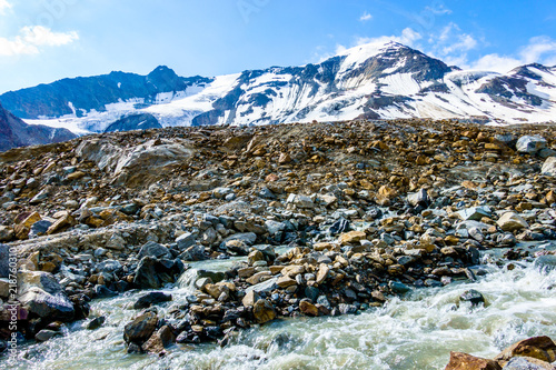 glacier at the kaunertal photo