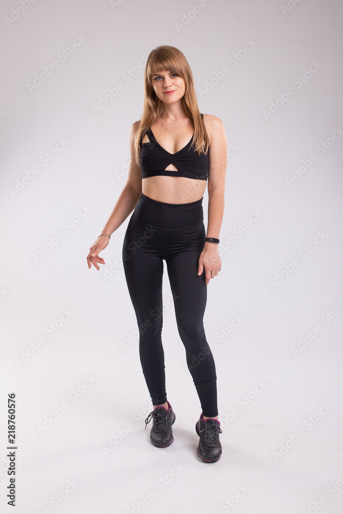 Fitness sport girl in fashion sportswear Fitness sport girl in fashion sportswear
