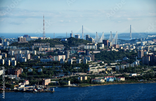 Bild auf Leinwand City of Vladivostok, Far East of Russia.