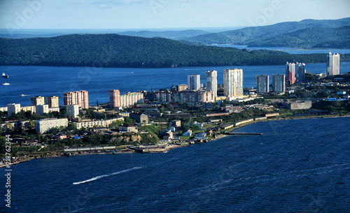 Quadro su tela City of Vladivostok, Far East of Russia.