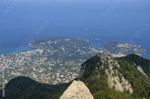 panorama from mount epomeo in ischia