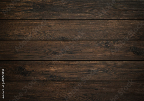 Dark wood background. Wooden board texture. Structure of natural plank.