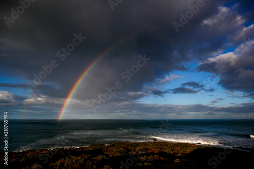Rainbow on the Great Ocean Road