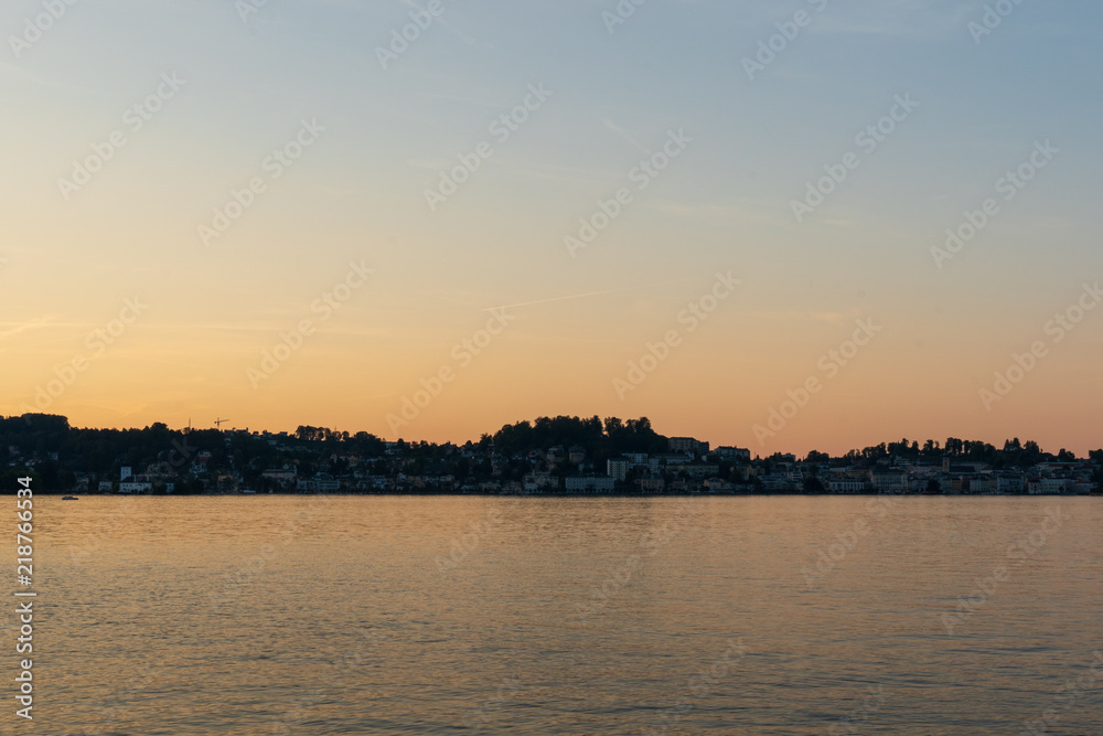 Traunsee im Abendrot Traunsee im Abendrot