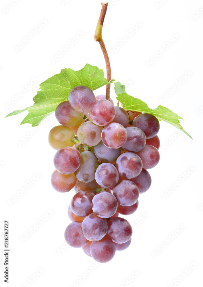 Fototapeta premium Grapes on a white background