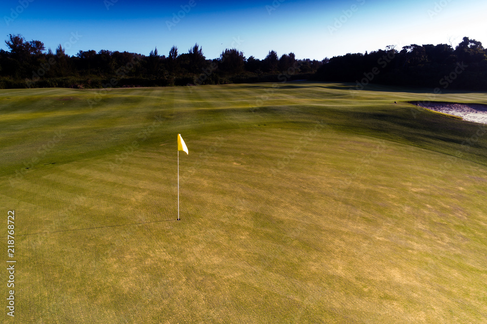 Obraz premium Golf flag