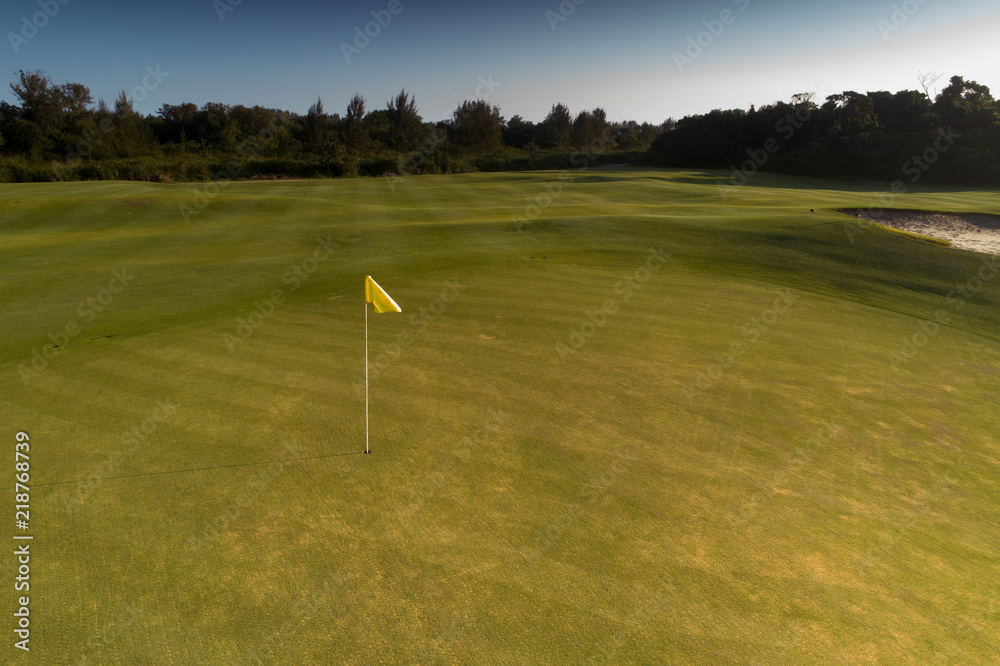 Obraz premium Golf flag