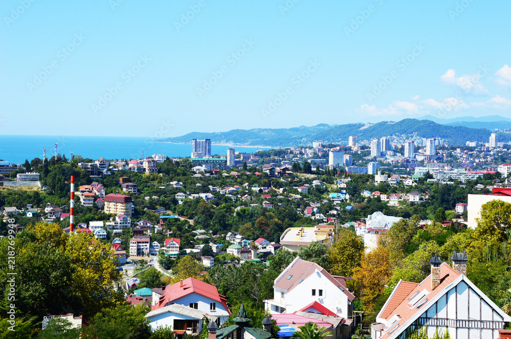 Obraz premium Sochi on a hot summer day.j