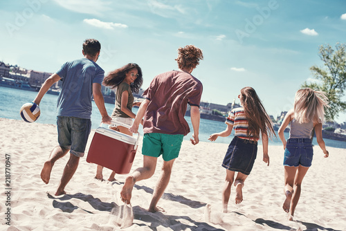 Foto Friends on the beach