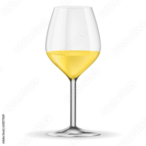 Glass of white wine