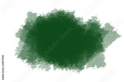 Grüner Farbklecks