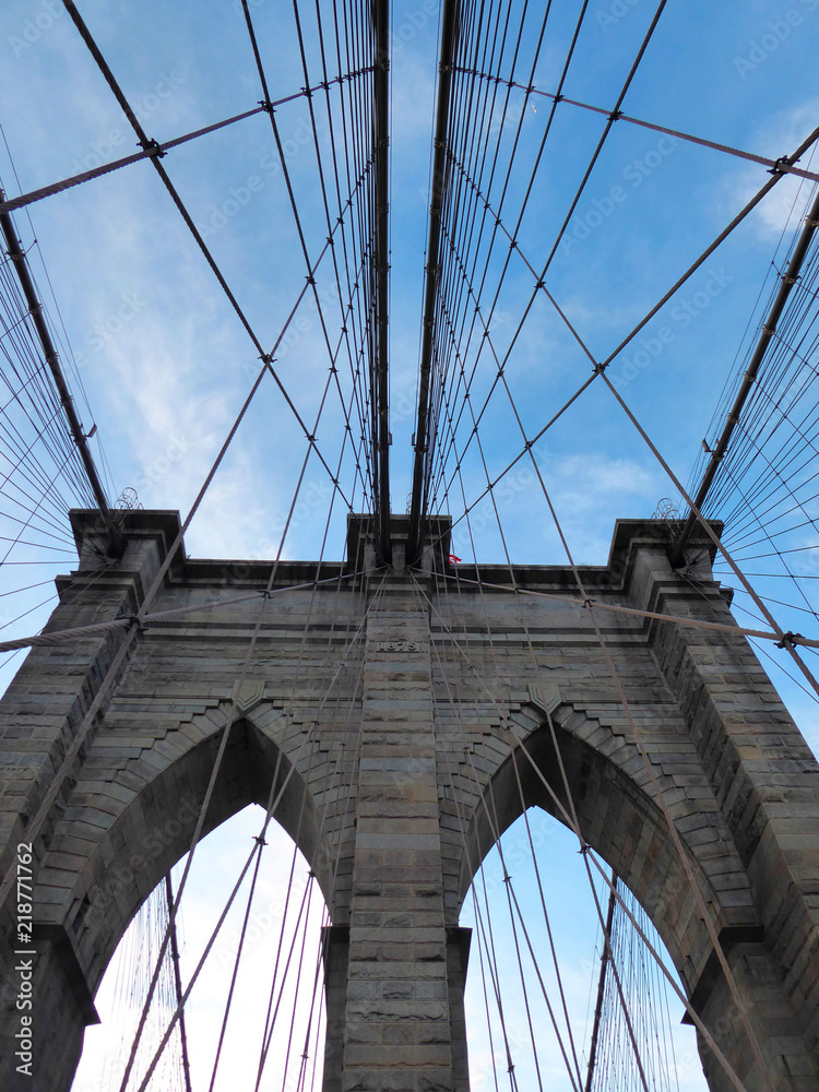 Naklejka premium Brooklyn Bridge, NYC