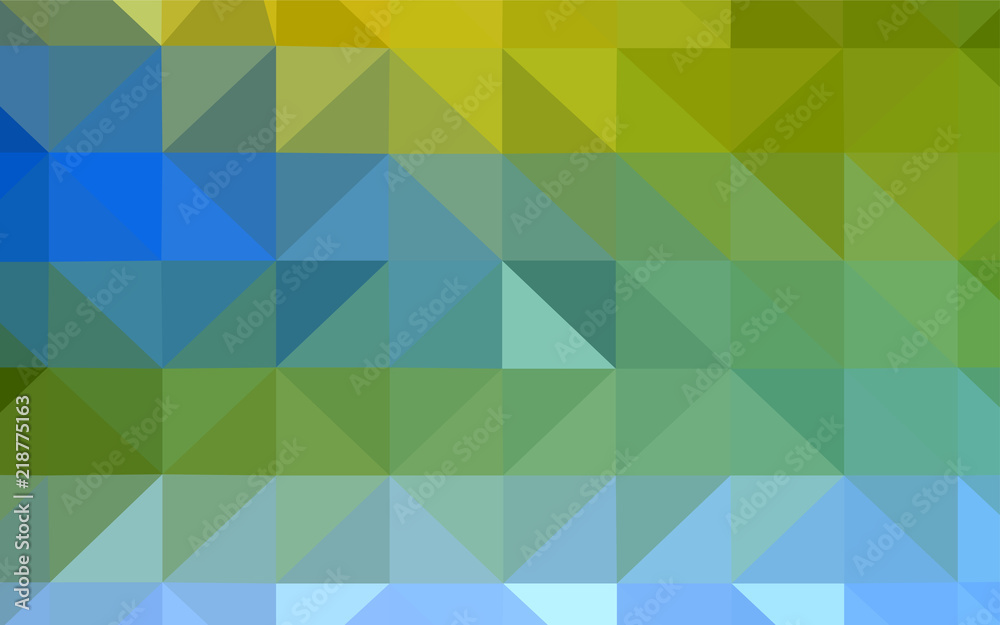 Light Blue, Green vector abstract mosaic background. Light Blue, Green vector abstract mosaic background.