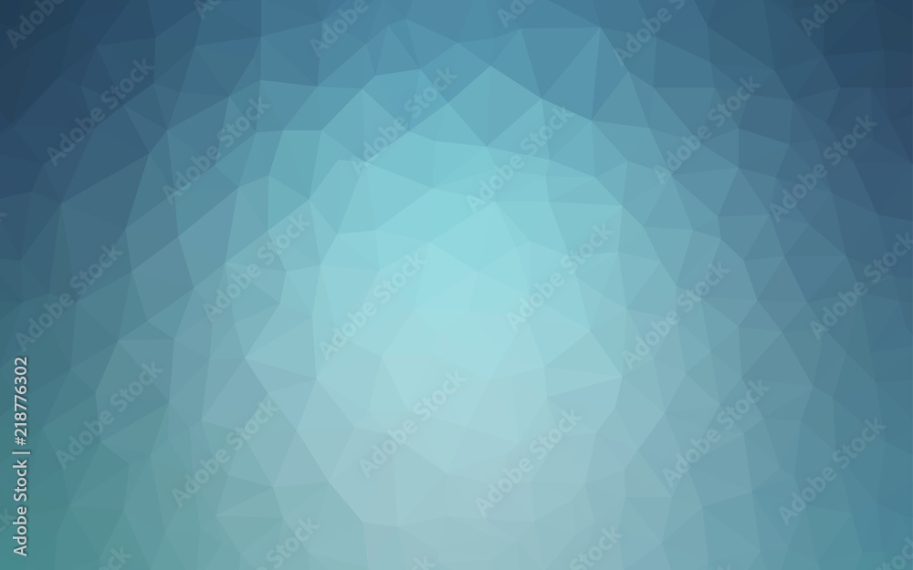 Obraz premium Light BLUE vector triangle mosaic template.