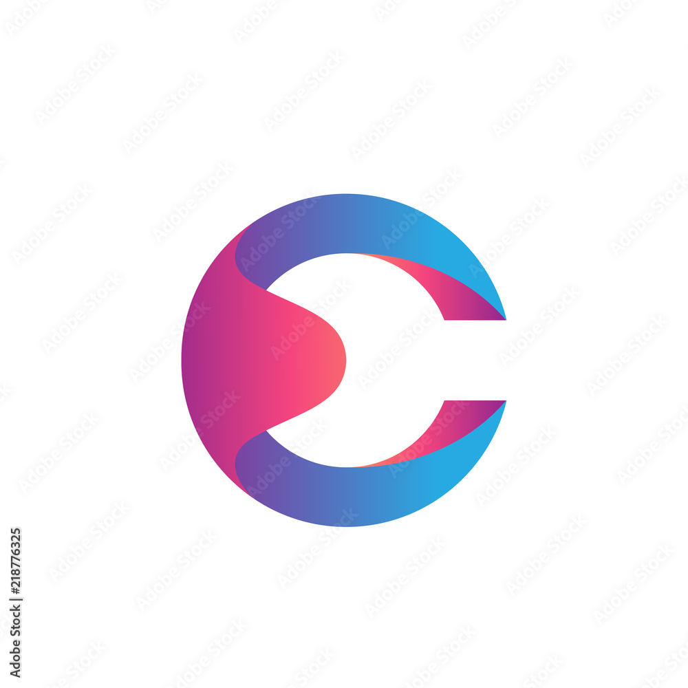 Color Letter C logo Color Letter C logo