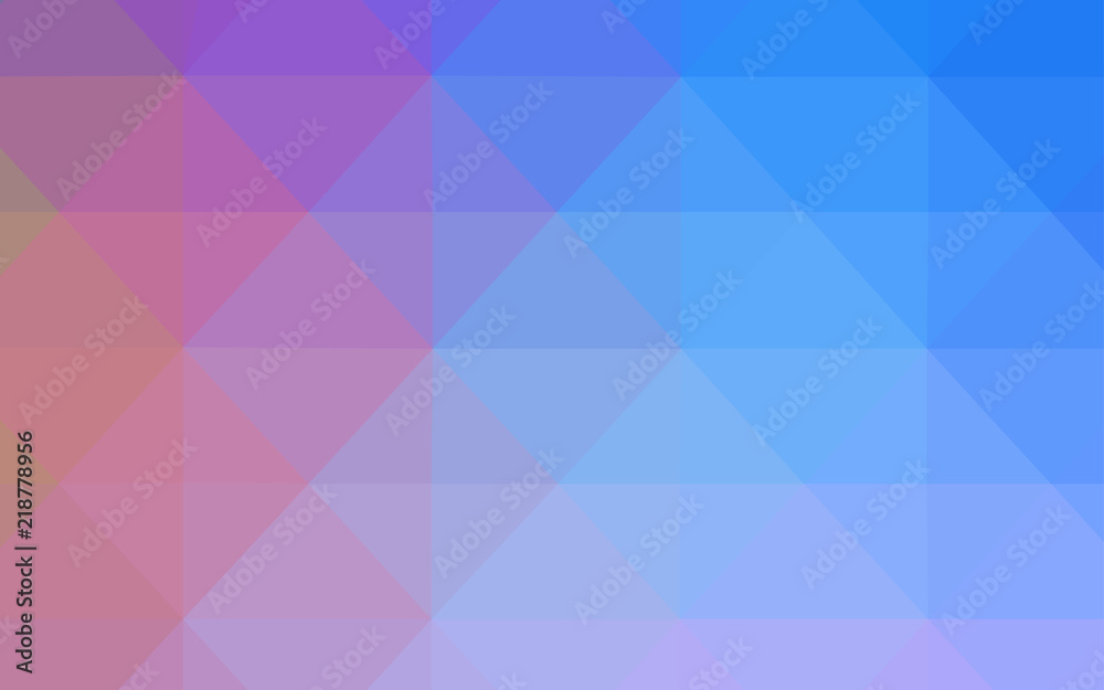 Obraz premium Light Blue, Red vector shining triangular layout.