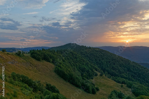 Lever du soleil sur les Vosges © Olympixel