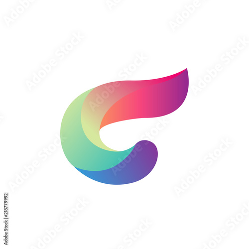 Letter G color logo