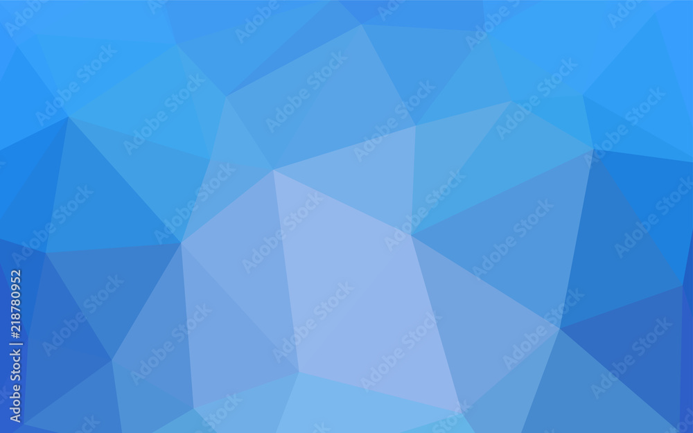 Obraz premium Light Green vector abstract polygonal background.