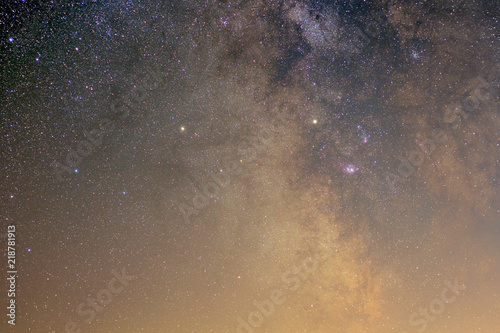 Milky Way in Sagittarius constellation