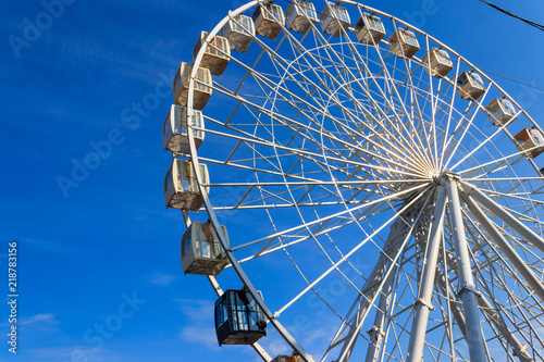  Ferris Wheel at Kontraktova Square in Kiev  Ukraine