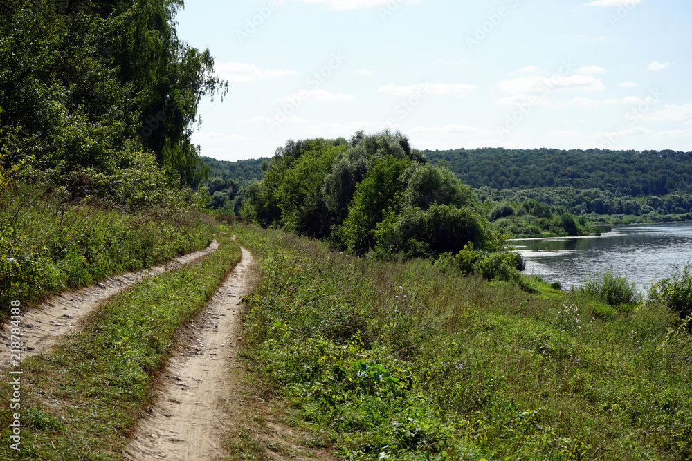 Track and river