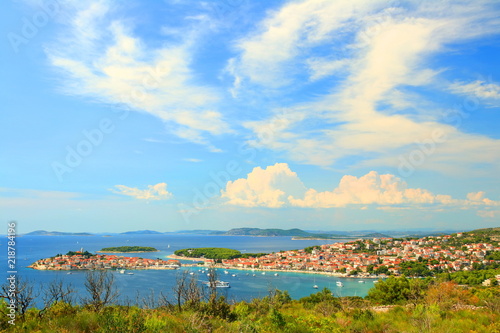 Primosten, picturesque touristic destination on Adriatic sea, Croatia