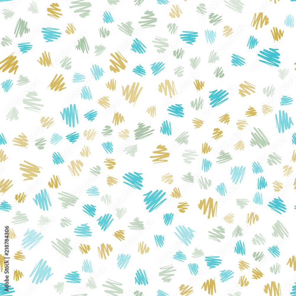 Light Blue, Yellow vector seamless template with repeated sticks.