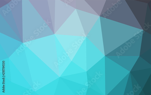 Dark Purple vector shining triangular backdrop.